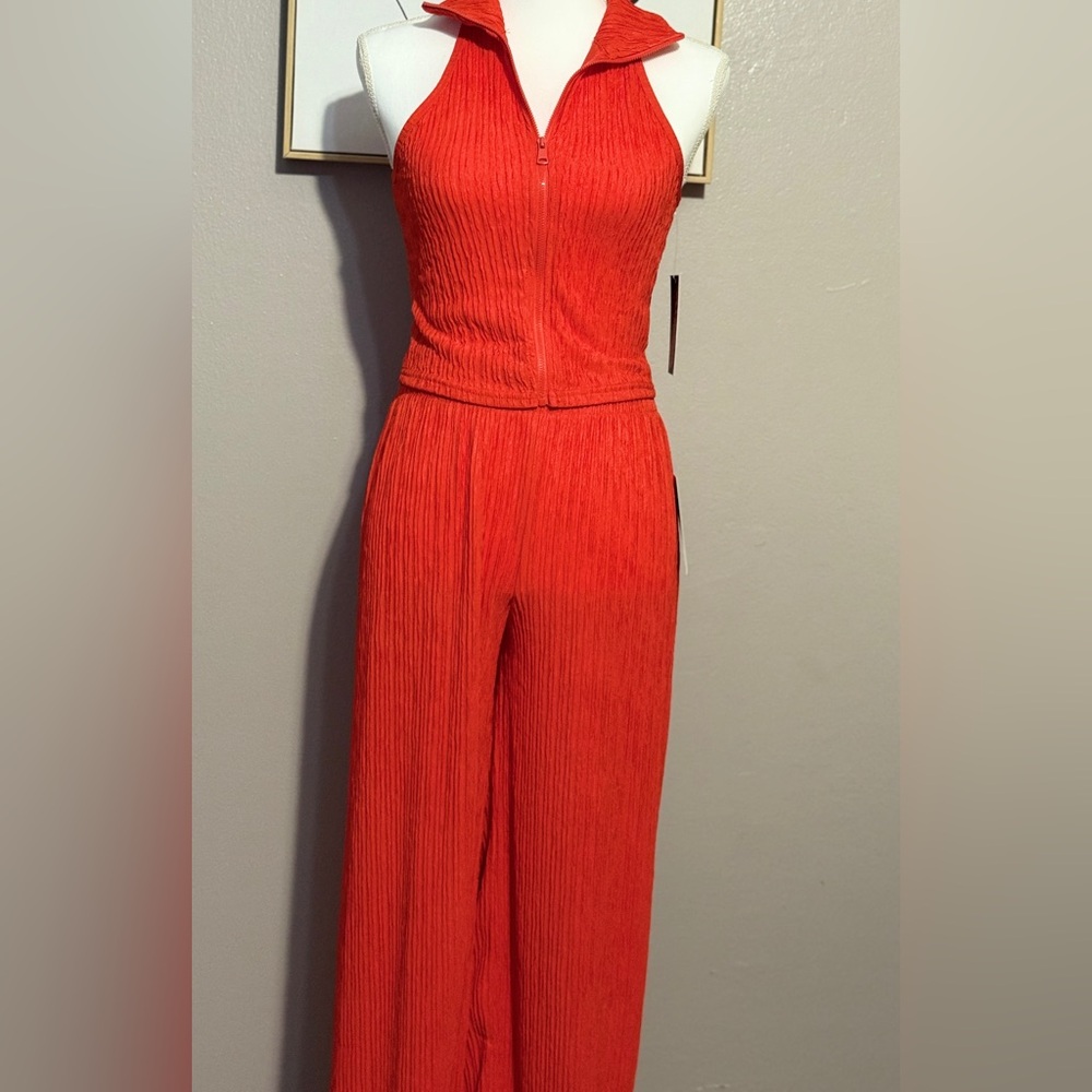Elegant Red Jumpsuit